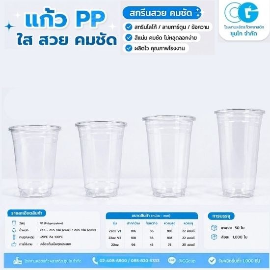 ขายส่งแก้วพลาสติก
