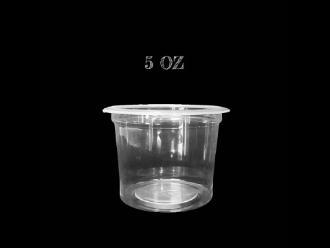 ถ้วยพลาสติกขนาด 5oz